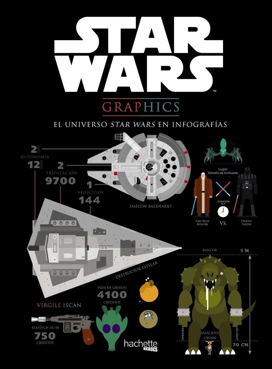 STAR WARS GRAPHICS. EL UNIVERSO STAR WARS EN INFOGRAFÍAS | 9788416857029 | HACHETTE HEROES | Llibreria La Font de Mimir - Llibreria online Barcelona - Comprar llibres català i castellà