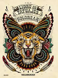 LIBRO DE TATUAJES PARA COLOREAR | 9788498018899 | MEGAMUNDEN | Llibreria La Font de Mimir - Llibreria online Barcelona - Comprar llibres català i castellà