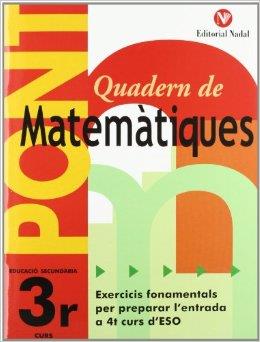 PONT, MATEMÀTIQUES, 3 ESO | 9788478875344 | SALAT BRUNEL, ASSUMPCIÓ / FLAVIA, CARME | Llibreria La Font de Mimir - Llibreria online Barcelona - Comprar llibres català i castellà