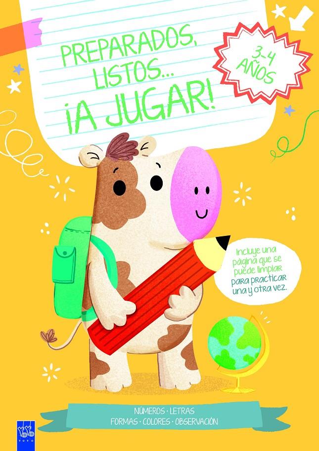 PREPARADOS, LISTOS... ¡A JUGAR! 3-4 AÑOS NARANJA | 9788408283928 | YOYO | Llibreria La Font de Mimir - Llibreria online Barcelona - Comprar llibres català i castellà