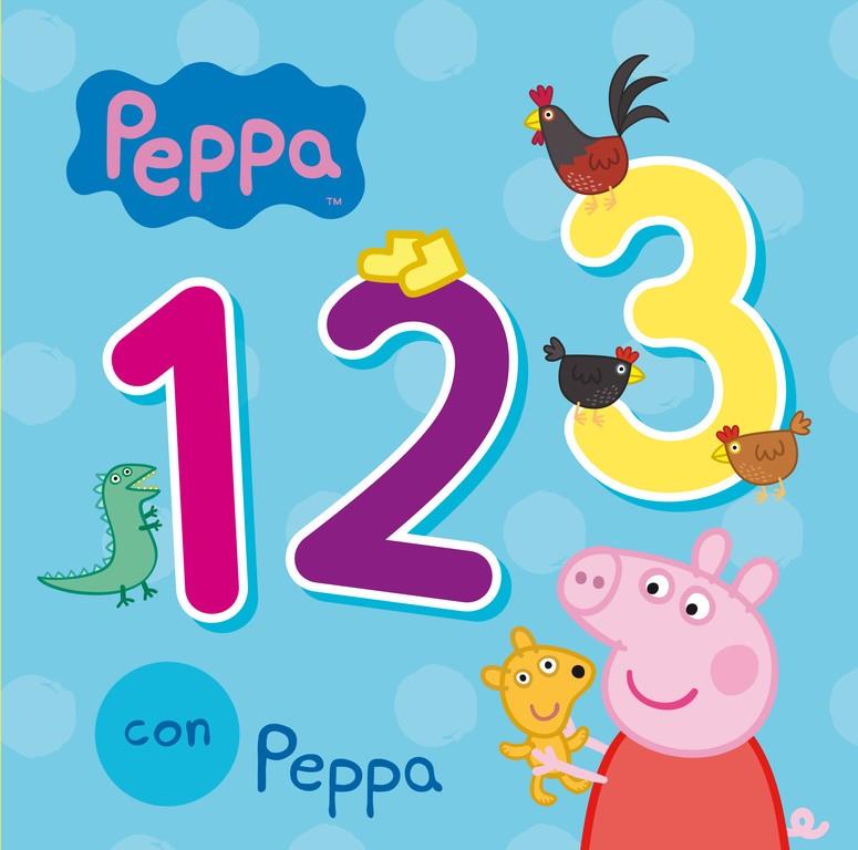 123 CON PEPPA (PEPPA PIG. TODO CARTÓN) | 9788448842918 | VARIOS AUTORES | Llibreria La Font de Mimir - Llibreria online Barcelona - Comprar llibres català i castellà