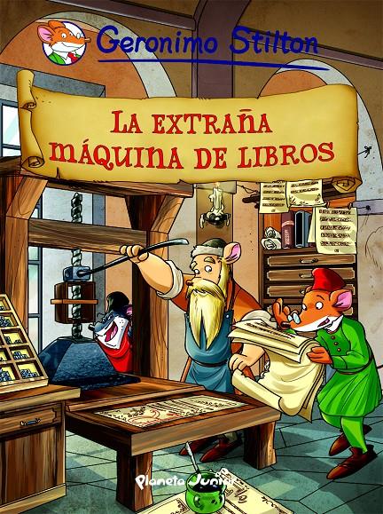 LA EXTRAÑA MAQUINA DE LIBROS | 9788408102403 | GERONIMO STILTON | Llibreria La Font de Mimir - Llibreria online Barcelona - Comprar llibres català i castellà