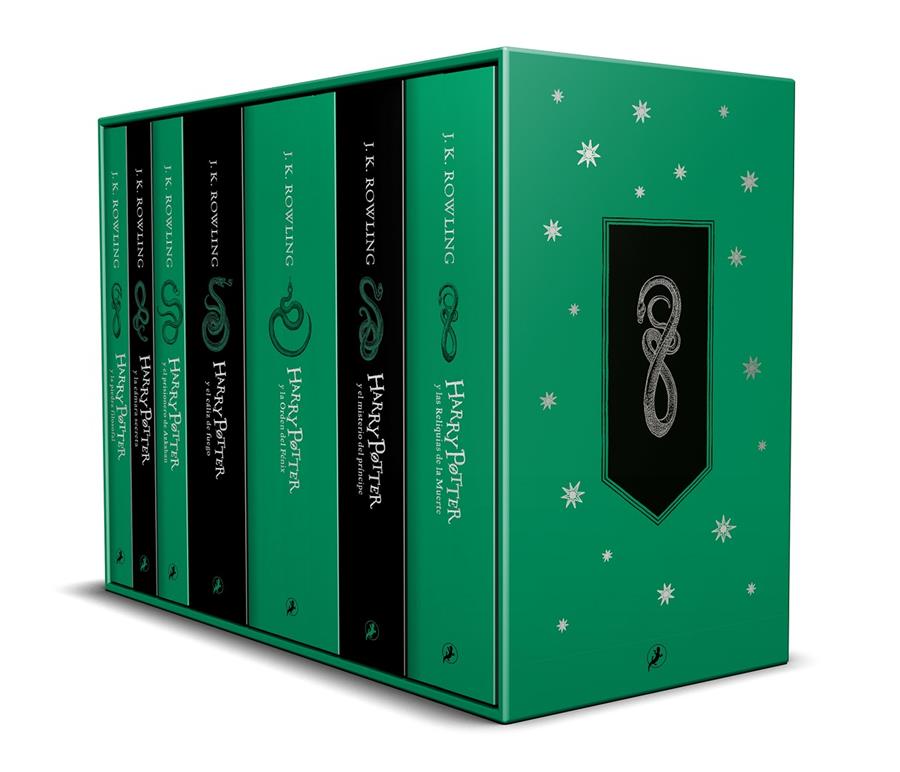 ESTUCHE HARRY POTTER SLYTHERIN (EDICIÓN LIMITADA) | 9788418796869 | ROWLING, J.K. | Llibreria La Font de Mimir - Llibreria online Barcelona - Comprar llibres català i castellà