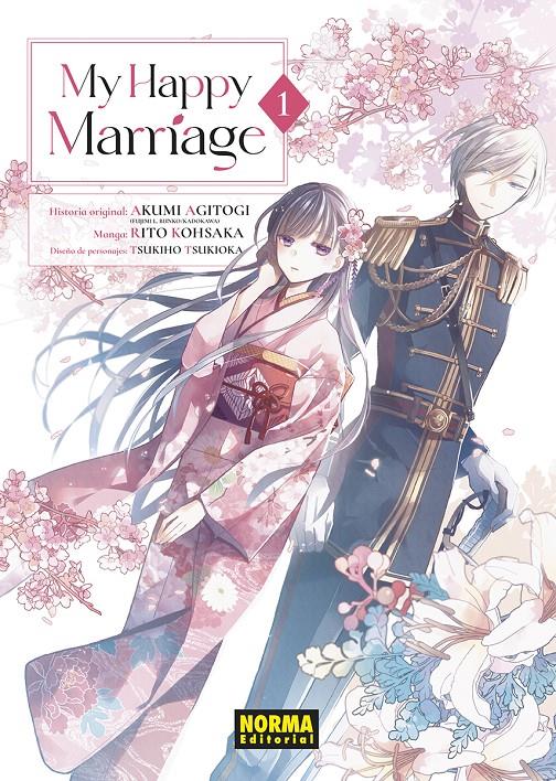 MY HAPPY MARRIAGE 01 | 9788467970326 | AGITOGI, AKUMI/KOHSAKA, RITO/TSUKIOKA, TSUKIHO | Llibreria La Font de Mimir - Llibreria online Barcelona - Comprar llibres català i castellà