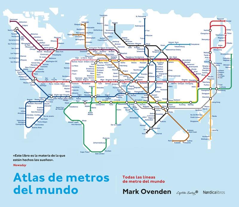 ATLAS DE METROS DEL MUNDO | 9788416830060 | OVENDEN, MARK | Llibreria La Font de Mimir - Llibreria online Barcelona - Comprar llibres català i castellà