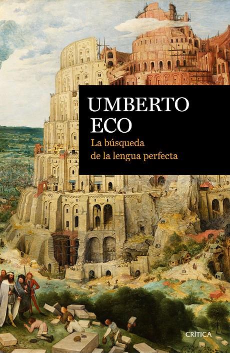 LA BÚSQUEDA DE LA LENGUA PERFECTA | 9788498929201 | UMBERTO ECO | Llibreria La Font de Mimir - Llibreria online Barcelona - Comprar llibres català i castellà