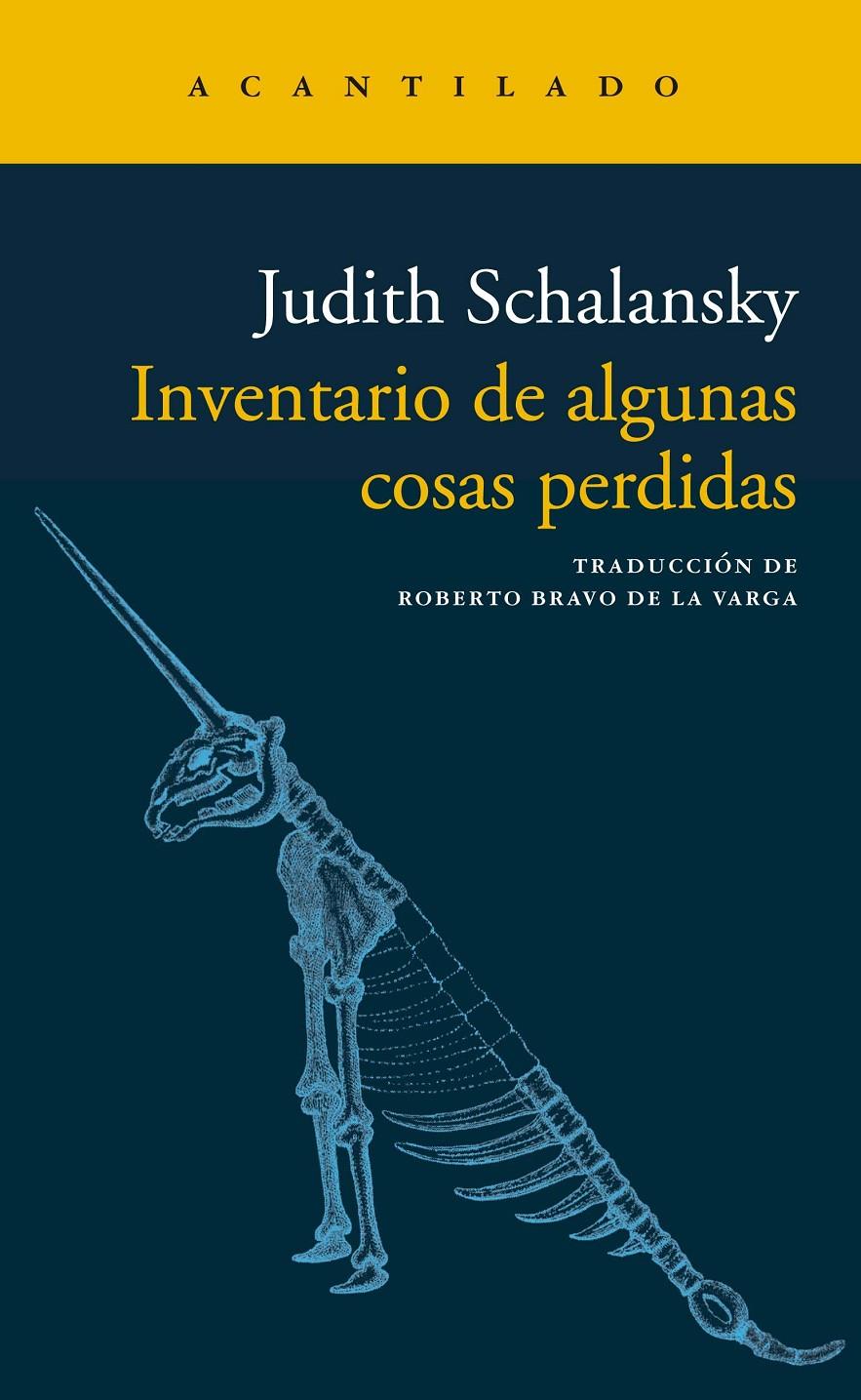 INVENTARIO DE ALGUNAS COSAS PERDIDAS | 9788418370588 | SCHALANSKY, JUDITH | Llibreria La Font de Mimir - Llibreria online Barcelona - Comprar llibres català i castellà