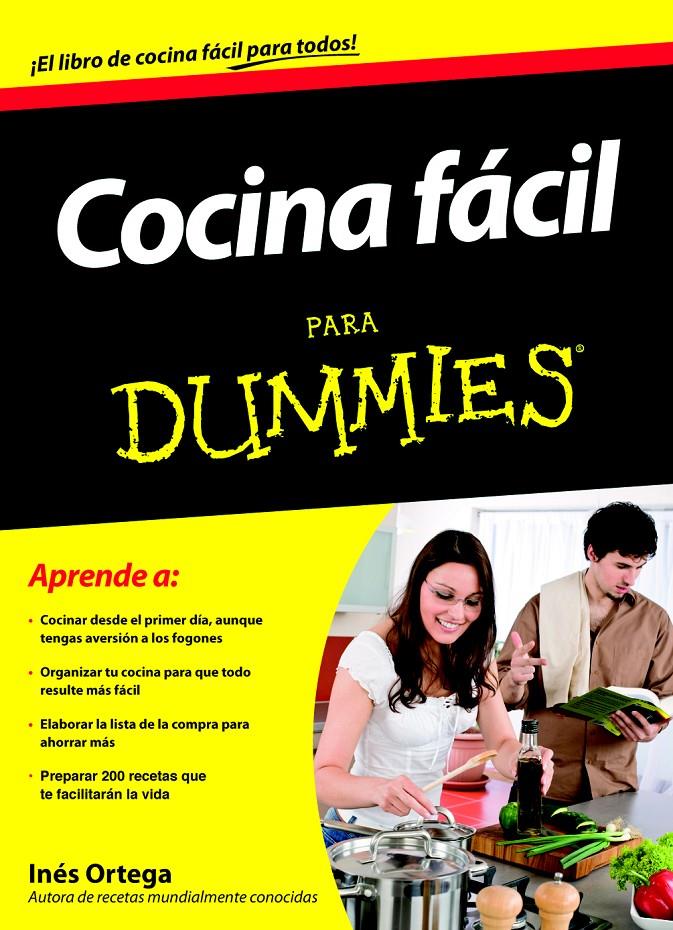 COCINA FÁCIL PARA DUMMIES  | 9788432920912 | INÉS ORTEGA | Llibreria La Font de Mimir - Llibreria online Barcelona - Comprar llibres català i castellà