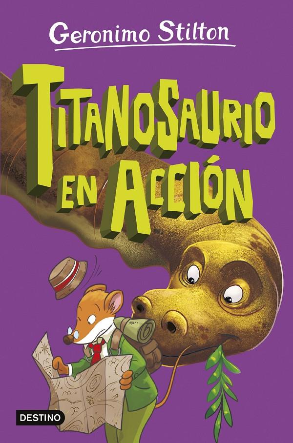 LA ISLA DE LOS DINOSAURIOS 4. TITANOSAURIO EN ACCIÓN | 9788408290186 | STILTON, GERONIMO | Llibreria La Font de Mimir - Llibreria online Barcelona - Comprar llibres català i castellà