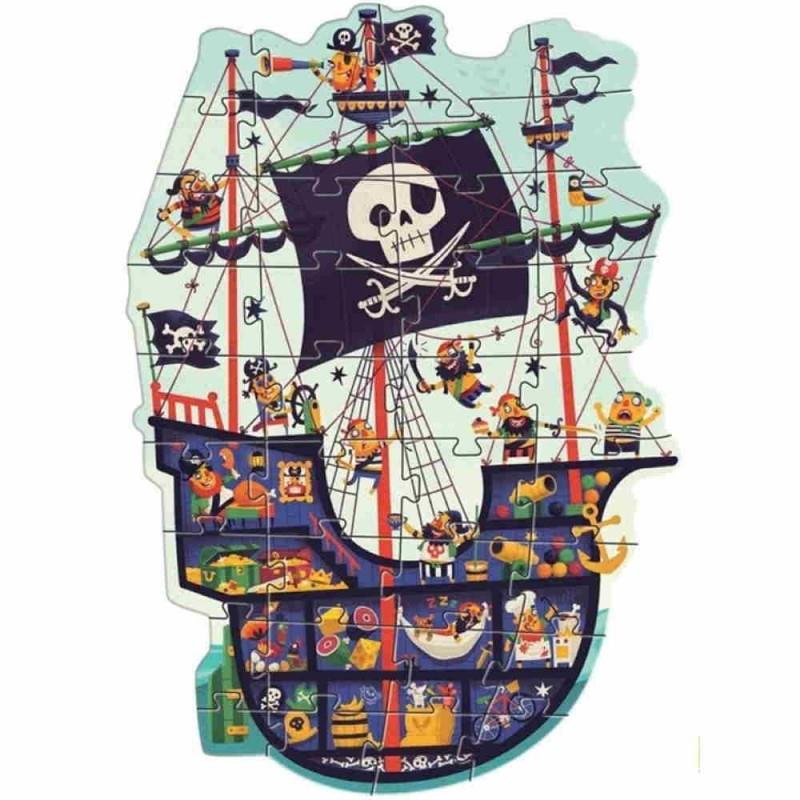 PUZZLE GIGANTE EL BARCO PIRATA 36 PIEZAS | 3070900071292 | Llibreria La Font de Mimir - Llibreria online Barcelona - Comprar llibres català i castellà