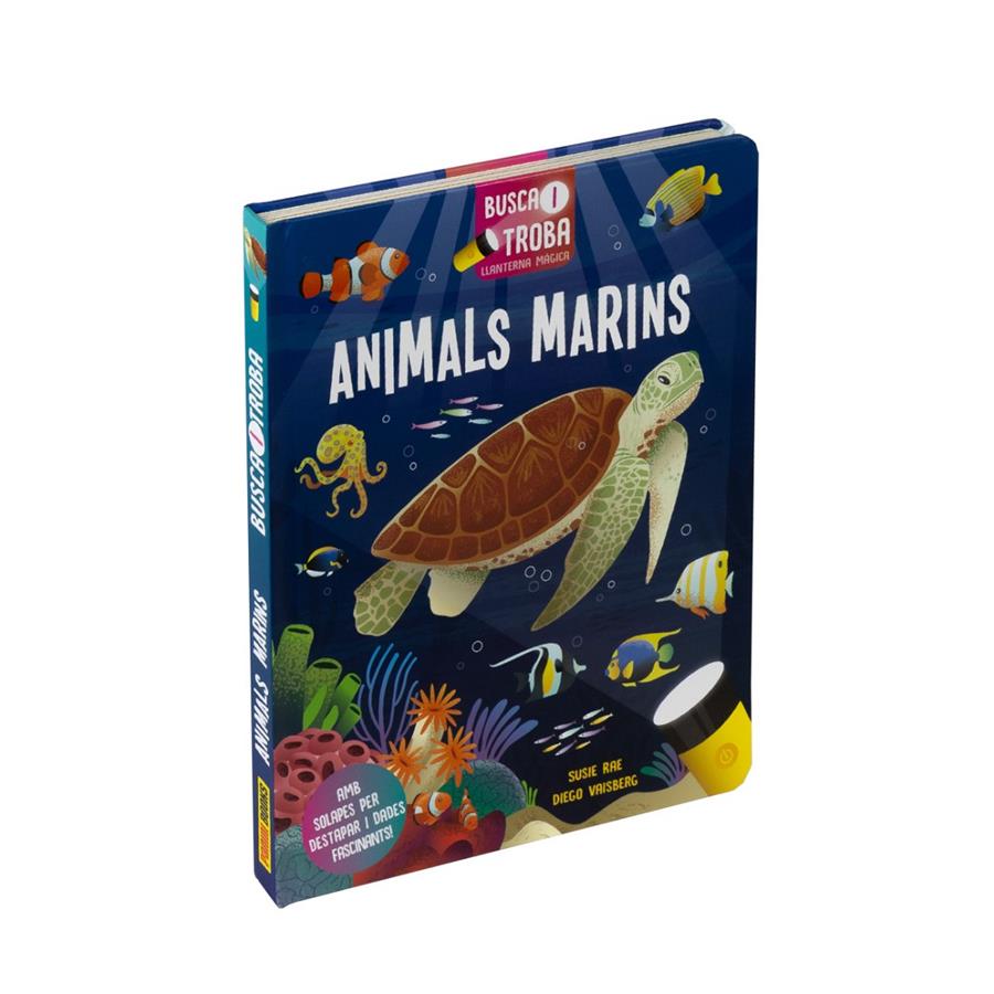 BUSCA I TOBA LLANTERNA MÀGICA, ANIMALS MARINS | 9788411506359 | Llibreria La Font de Mimir - Llibreria online Barcelona - Comprar llibres català i castellà