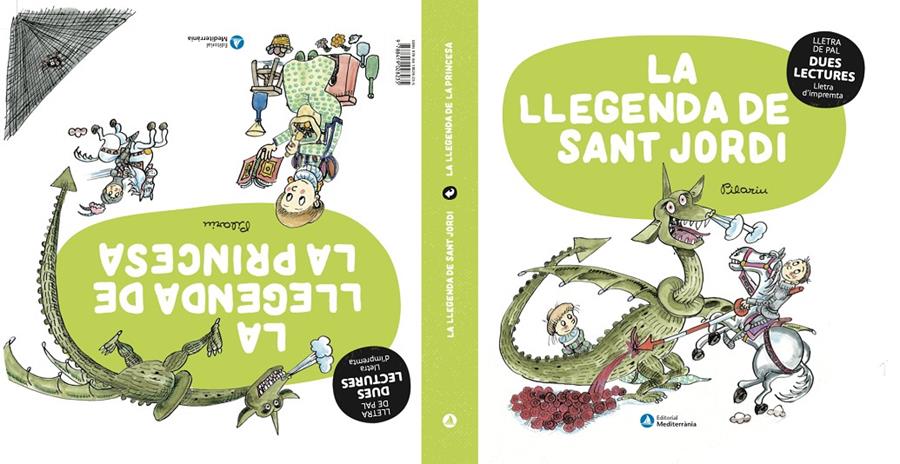 DUES LECTURES. LA LLEGENDA DE SANT JORDI / LA LLEGENDA DE LA PRINCESA | 9788419028778 | Llibreria La Font de Mimir - Llibreria online Barcelona - Comprar llibres català i castellà