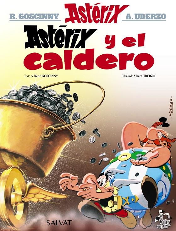 ASTÉRIX Y EL CALDERO | 9788469602607 | GOSCINNY, RENÉ | Llibreria La Font de Mimir - Llibreria online Barcelona - Comprar llibres català i castellà