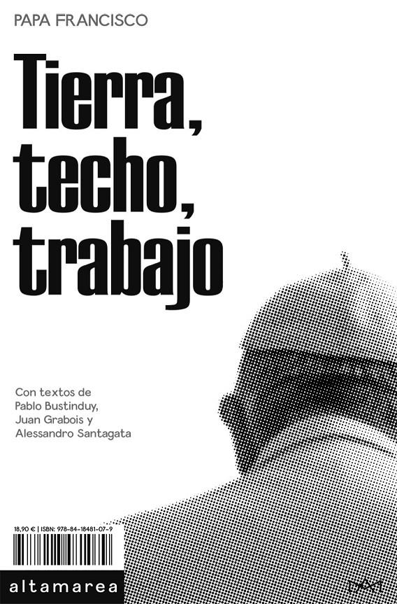 TIERRA, TECHO, TRABAJO | 9788418481079 | FRANCISCO, PAPA | Llibreria La Font de Mimir - Llibreria online Barcelona - Comprar llibres català i castellà