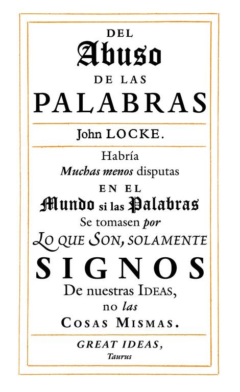 DEL ABUSO DE LAS PALABRAS (SERIE GREAT IDEAS 35) | 9788430616558 | LOCKE, JOHN | Llibreria La Font de Mimir - Llibreria online Barcelona - Comprar llibres català i castellà