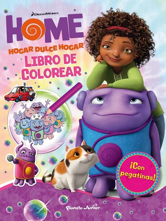 HOME. LIBRO DE COLOREAR | 9788408139287 | DREAMWORKS | Llibreria La Font de Mimir - Llibreria online Barcelona - Comprar llibres català i castellà