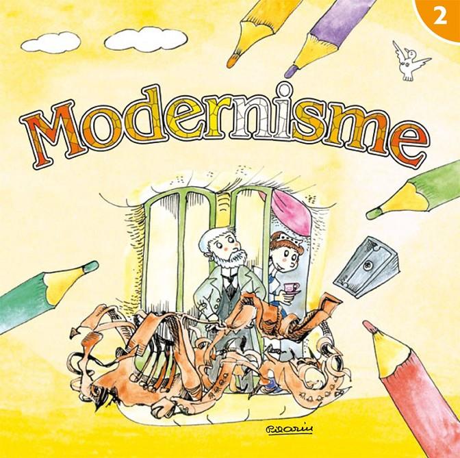 PINTEM! MODERNISME | 9788499791500 | BAYÉS, PILARÍN | Llibreria La Font de Mimir - Llibreria online Barcelona - Comprar llibres català i castellà