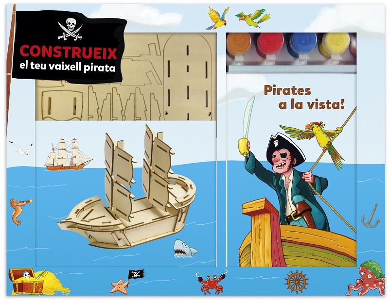 CONSTRUEIX EL TEU VAIXELL PIRATA | 9788490575611 | AA. VV. | Llibreria La Font de Mimir - Llibreria online Barcelona - Comprar llibres català i castellà