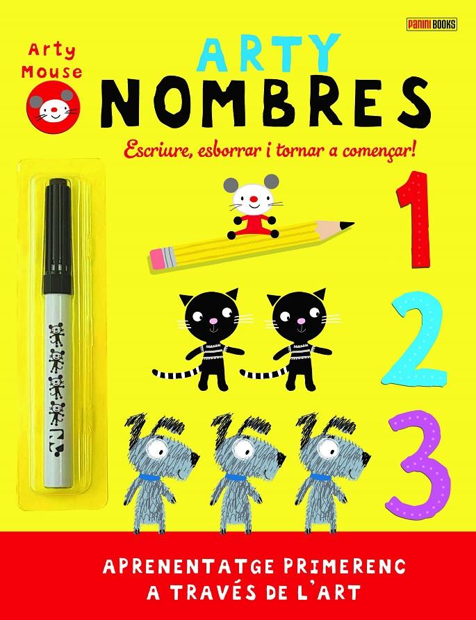 ARTY MOUSE - ARTY NOMBRES | 9788413343334 | Llibreria La Font de Mimir - Llibreria online Barcelona - Comprar llibres català i castellà