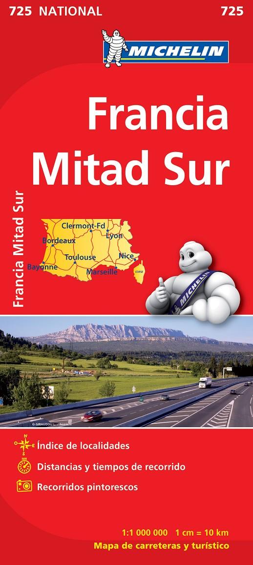 MAPA NATIONAL FRANCIA SUR | 9782067171244 | VARIOS AUTORES | Llibreria La Font de Mimir - Llibreria online Barcelona - Comprar llibres català i castellà