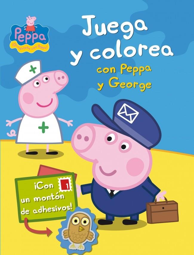 PEPPA PIG. JUEGA Y COLOREA CON PEPPA Y GEORGE | 9788401906763 | VV.AA. | Llibreria La Font de Mimir - Llibreria online Barcelona - Comprar llibres català i castellà