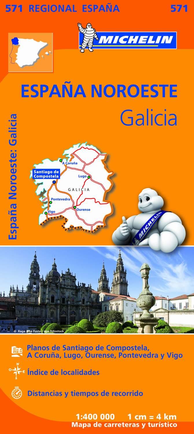 MAPA REGIONAL GALICIA | 9782067184107 | VARIOS AUTORES | Llibreria La Font de Mimir - Llibreria online Barcelona - Comprar llibres català i castellà