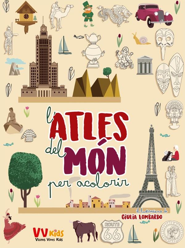 ATLES DEL MÓN PER ACOLORIR (VVKIDS) | 9788468243719 | LOMBARDO, GIULIA | Llibreria La Font de Mimir - Llibreria online Barcelona - Comprar llibres català i castellà