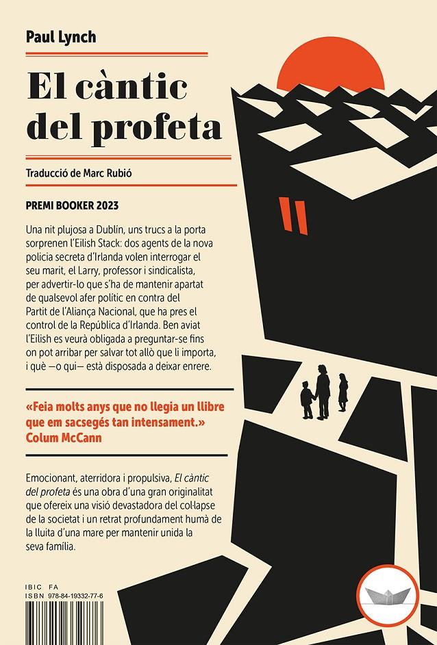 EL CÀNTIC DEL PROFETA | 9788419332776 | LYNCH, PAUL | Llibreria La Font de Mimir - Llibreria online Barcelona - Comprar llibres català i castellà