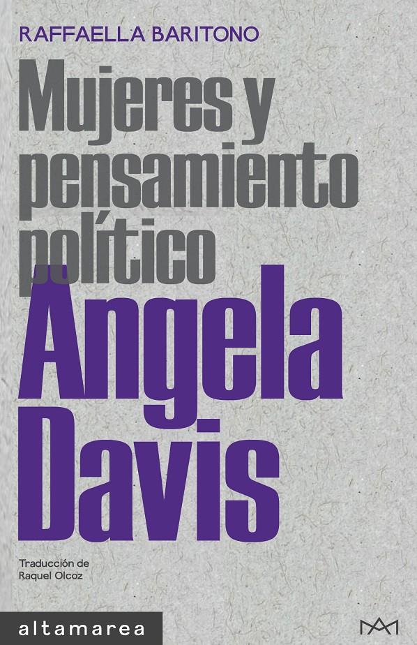 ANGELA DAVIS | 9788418481826 | BARITONO, RAFFAELLA | Llibreria La Font de Mimir - Llibreria online Barcelona - Comprar llibres català i castellà