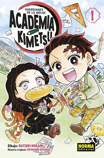 GUARDIANES DE LA NOCHE. ACADEMIA KIMETSU 01 | 9788467969160 | GOTOUGE, KOYOHARU | Llibreria La Font de Mimir - Llibreria online Barcelona - Comprar llibres català i castellà