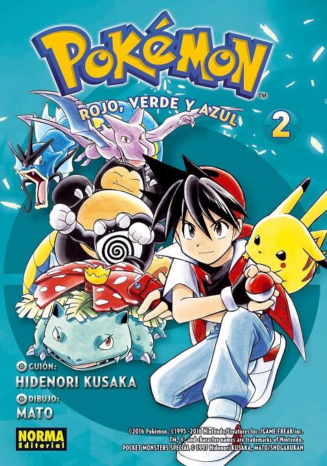 POKEMON 02. ROJO, VERDE Y AZUL 02 (NUEVO PVP) | 9788467964981 | KUSAKA, HIDENORI/MATO | Llibreria La Font de Mimir - Llibreria online Barcelona - Comprar llibres català i castellà