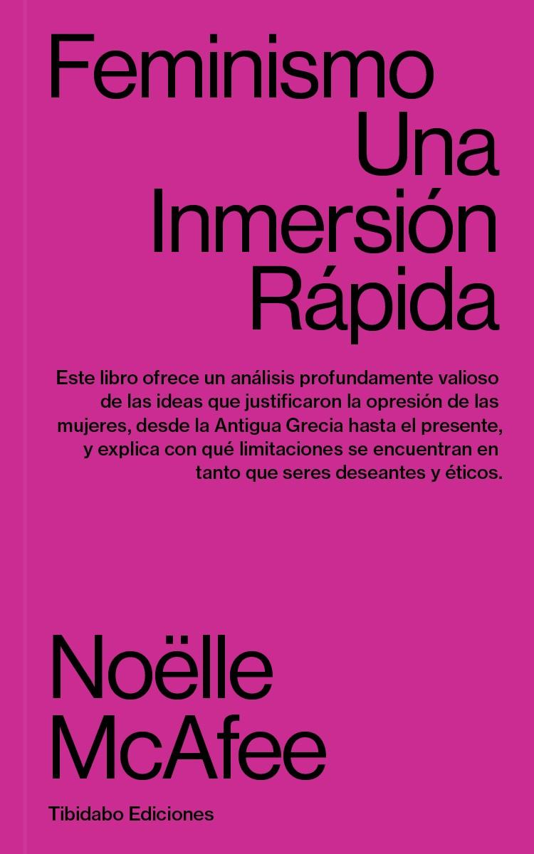 FEMINISMO | 9788413478265 | MCAFEE, NOËLLE | Llibreria La Font de Mimir - Llibreria online Barcelona - Comprar llibres català i castellà