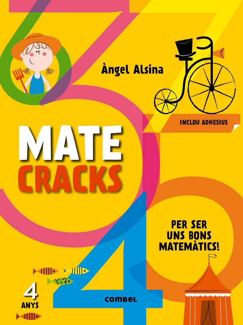 MATECRACKS PER SER UN BON MATEMÀTIC 4 ANYS | 9788498259728 | ALSINA, ÀNGEL | Llibreria La Font de Mimir - Llibreria online Barcelona - Comprar llibres català i castellà