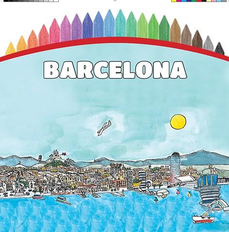 PINTEM! BARCELONA | 9788499793221 | BAYÉS LUNA, PILARÍN | Llibreria La Font de Mimir - Llibreria online Barcelona - Comprar llibres català i castellà