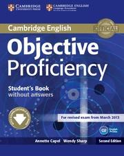 OBJECTIVE PROFICIENCY STUDENT'S BOOK WITHOUT ANSWERS WITH DOWNLOADABLE SOFTWARE | 9781107611160 | CAPEL, ANNETTE/SHARP, WENDY | Llibreria La Font de Mimir - Llibreria online Barcelona - Comprar llibres català i castellà