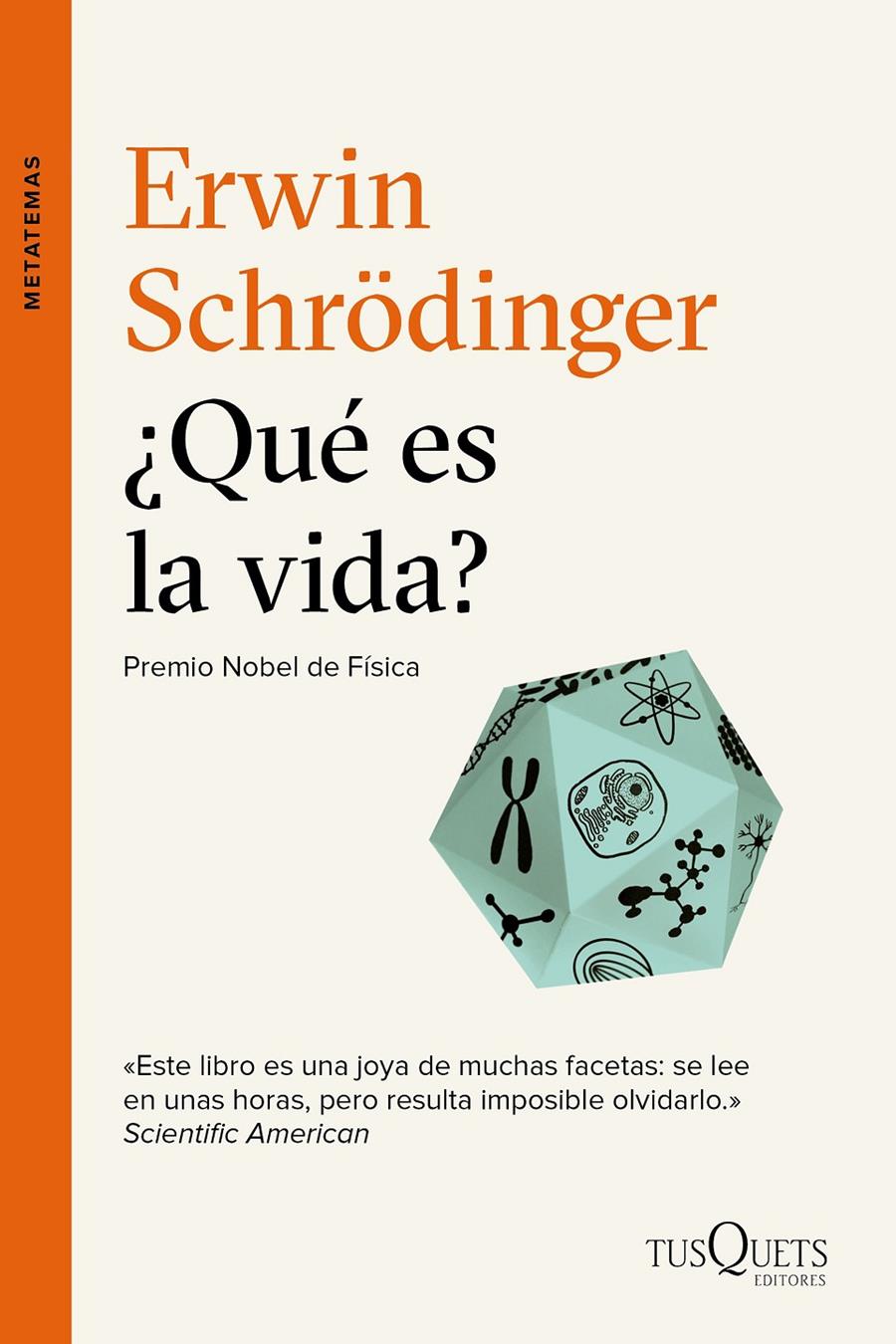 ¿QUÉ ES LA VIDA? | 9788490661680 | ERWIN SCHRÖDINGER | Llibreria La Font de Mimir - Llibreria online Barcelona - Comprar llibres català i castellà