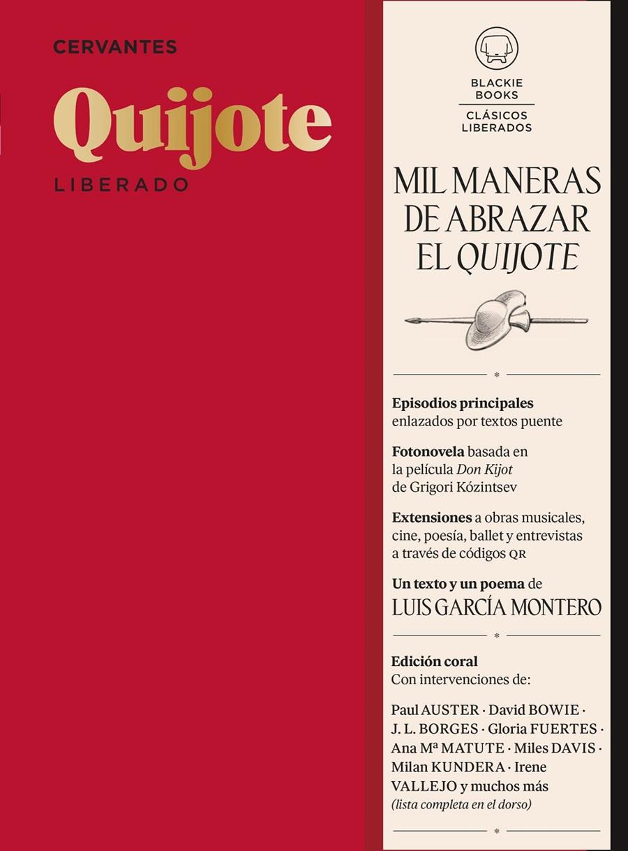 QUIJOTE LIBERADO | 9788419654328 | DE CERVANTES, MIGUEL | Llibreria La Font de Mimir - Llibreria online Barcelona - Comprar llibres català i castellà