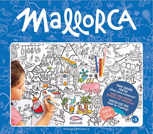 MALLORCA MAPA PARA COLOREAR | 9788484787990 | MIYASHIRO, LAURA/BUSSETTI, GIUDITTA | Llibreria La Font de Mimir - Llibreria online Barcelona - Comprar llibres català i castellà