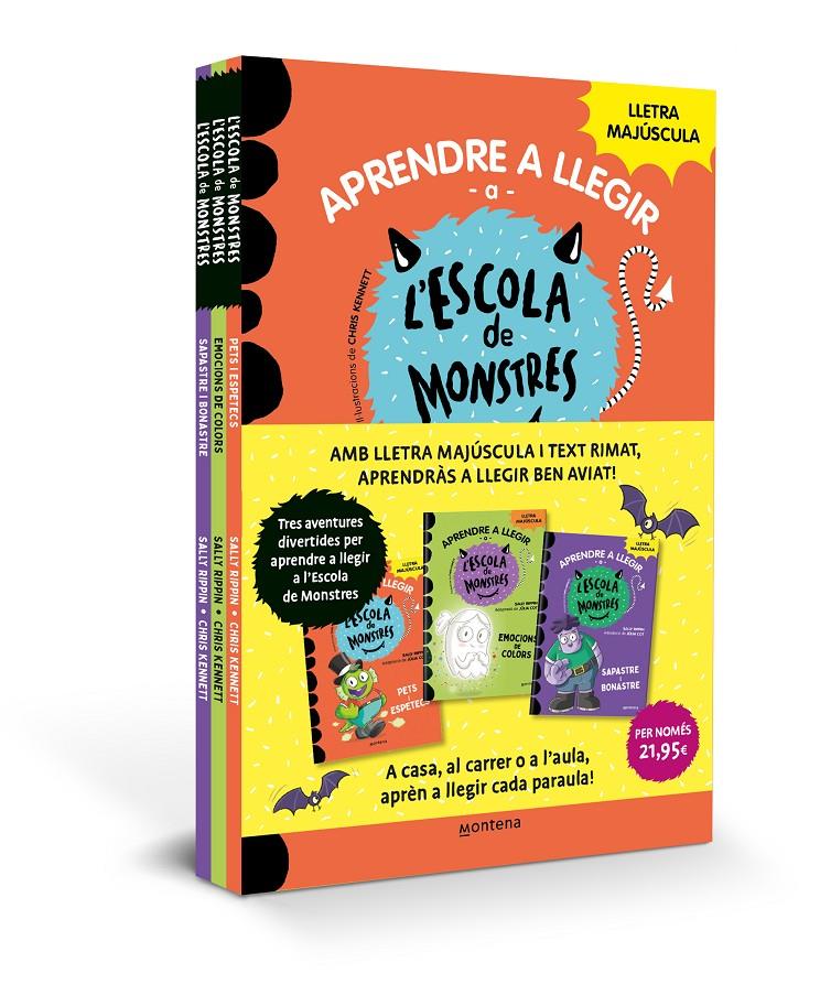 APRENDRE A LLEGIR A L'ESCOLA DE MONSTRES - PACK AMB ELS LLIBRES 7, 8 I 9 | 9788410298699 | RIPPIN, SALLY | Llibreria La Font de Mimir - Llibreria online Barcelona - Comprar llibres català i castellà