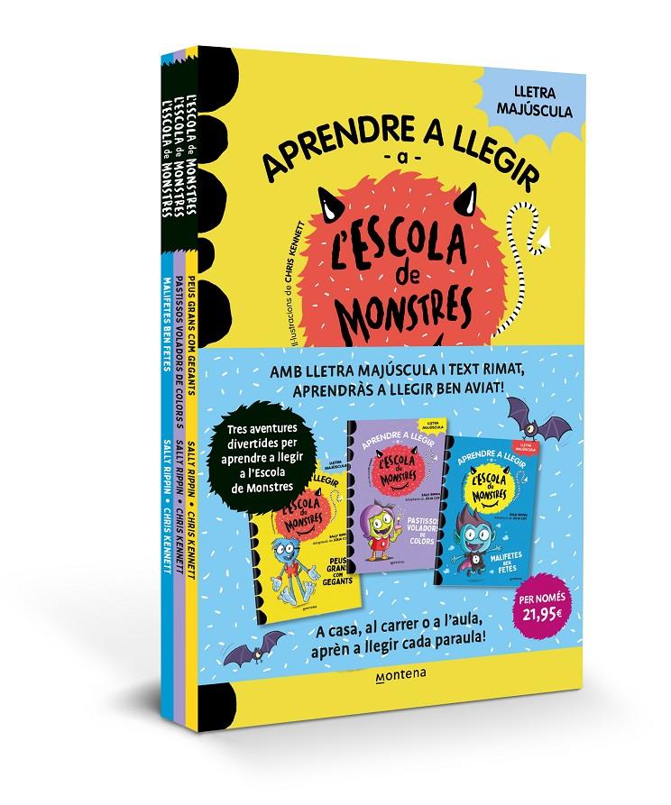 APRENDRE A LLEGIR A L'ESCOLA DE MONSTRES - PACK AMB ELS LLIBRES 4, 5 I 6 | 9788410298675 | RIPPIN, SALLY | Llibreria La Font de Mimir - Llibreria online Barcelona - Comprar llibres català i castellà