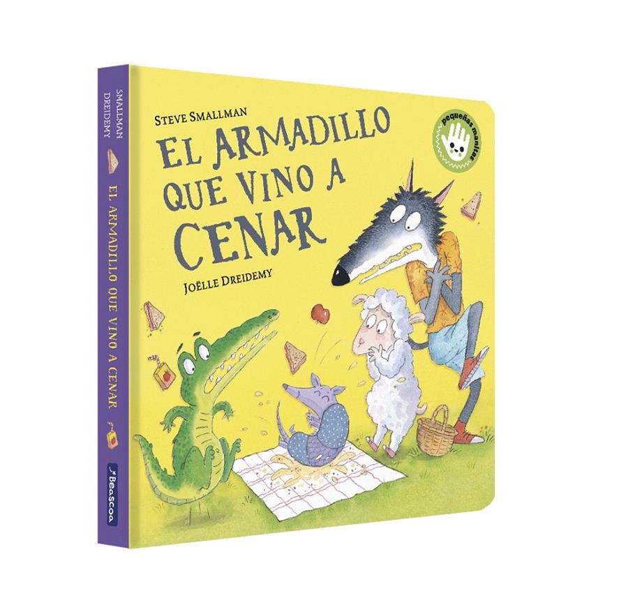 EL ARMADILLO QUE VINO A CENAR (LA OVEJITA QUE VINO A CENAR. LIBRO DE CARTÓN) | 9788448867959 | SMALLMAN, STEVE | Llibreria La Font de Mimir - Llibreria online Barcelona - Comprar llibres català i castellà