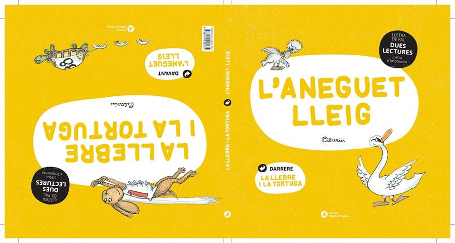 DUES LECTURES. ANEGUET LLEIG. LA LLEBRE I LA TORTUGA | 9788419028235 | Llibreria La Font de Mimir - Llibreria online Barcelona - Comprar llibres català i castellà