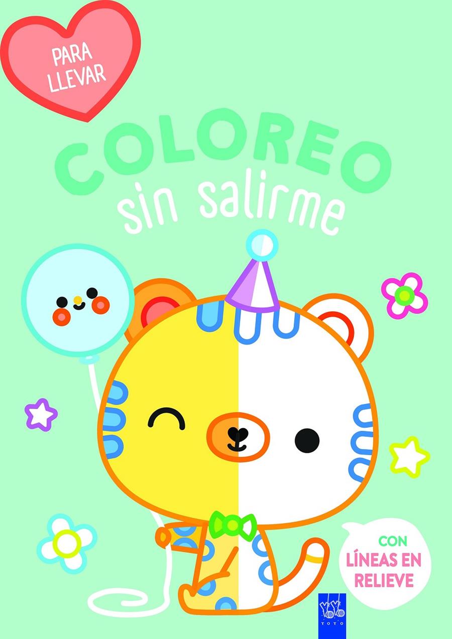 COLOREO SIN SALIRME-PARA LLEVAR. TIGRE | 9788408278122 | YOYO | Llibreria La Font de Mimir - Llibreria online Barcelona - Comprar llibres català i castellà