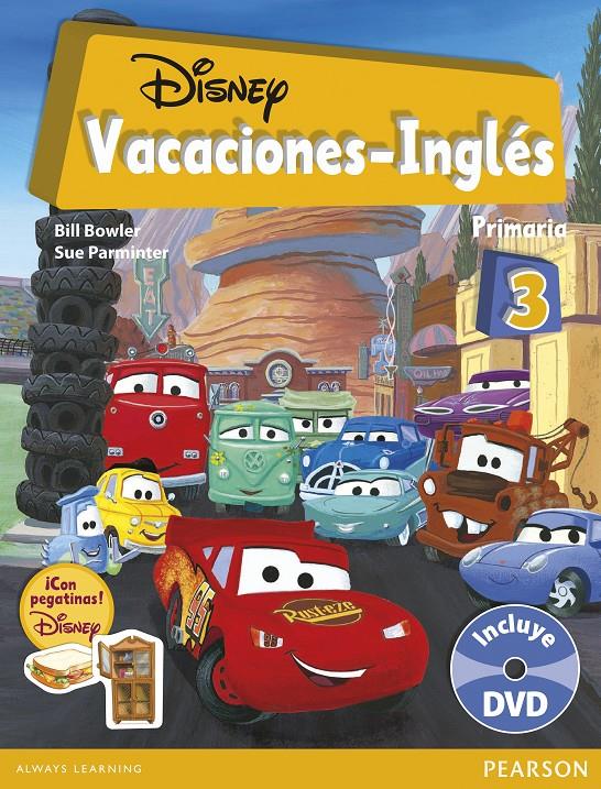 VACACIONES-INGLÉS 3 PRIMARIA + DVD | 9788498375763 | BOWLER, BILL | Llibreria La Font de Mimir - Llibreria online Barcelona - Comprar llibres català i castellà