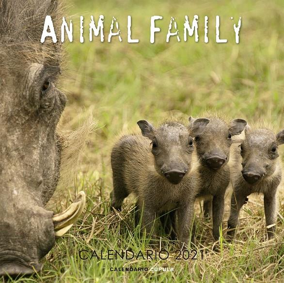 CALENDARIO ANIMAL FAMILY 2021 | 9788448027643 | AA. VV. | Llibreria La Font de Mimir - Llibreria online Barcelona - Comprar llibres català i castellà