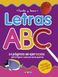 ESCRIBE Y BORRA LETRAS ABC | 9788490370131 | TODOLIBRO, EQUIPO | Llibreria La Font de Mimir - Llibreria online Barcelona - Comprar llibres català i castellà